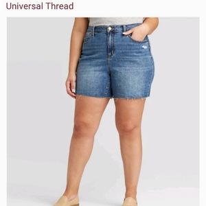 Universal Thread Boyfriend Denim Shorts NWT